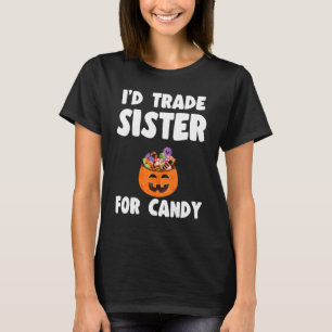 T-shirt Je commerce ma soeur pour les frères et soeurs bon