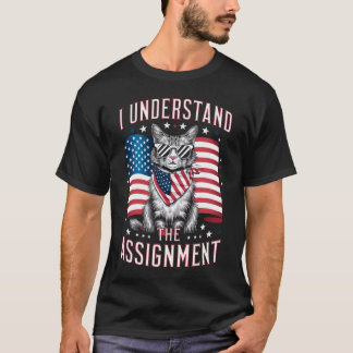 T-shirt Je Comprends L'Affectation Chat Enfant Chat Lady