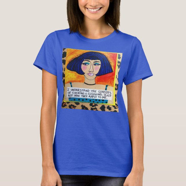 T-SHIRT JE COMPRENDS LES CONCEPTS DE LA CUISINE ET DU (Devant)