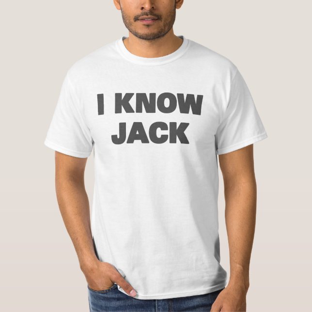 T-shirt Je connais Jack (Devant)