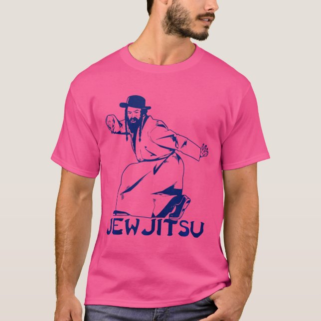 T-shirt Je Connais Jew Jitsu Pour Jewish Jiu Jitsu (Devant)
