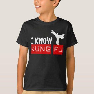 T-shirt Je connais KUNG FU Graphic Tee