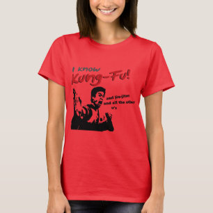 T-shirt Je connais Kung Fu, jiu-jitsu et tous les autres