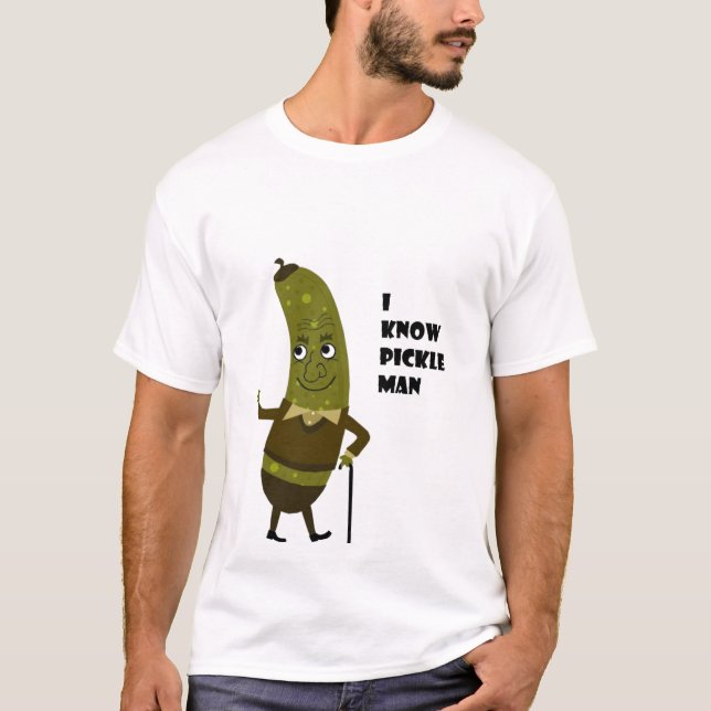 T-shirt Je connais l'homme de conserves au vinaigre (Devant)