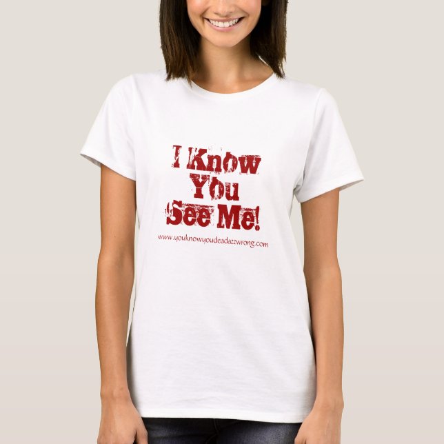 T-shirt Je connais YouSee je ! , (Devant)