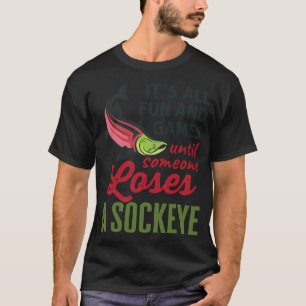 T-shirt Je connaissais une blague de poisson une fois mais
