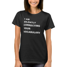 Je corrige silencieusement votre vocabulaire