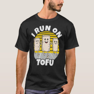 T-shirt Je Coure Sur Tofu Vegan Vegetarian Amoureux des an