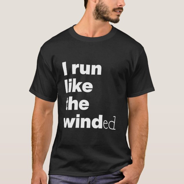 T-shirt Je cours comme le vent (Devant)