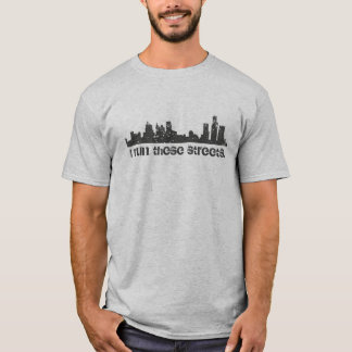 T-shirt Je cours l'horizon de ces rues (Detroit)