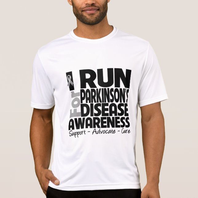 T-shirt Je cours pour la conscience de la maladie de (Devant)
