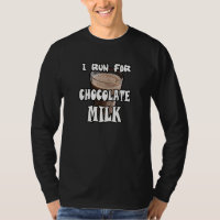 Je cours pour le lait chocolaté en courant