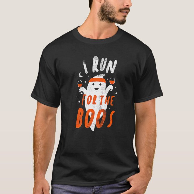 T-shirt Je cours pour les huées (Devant)