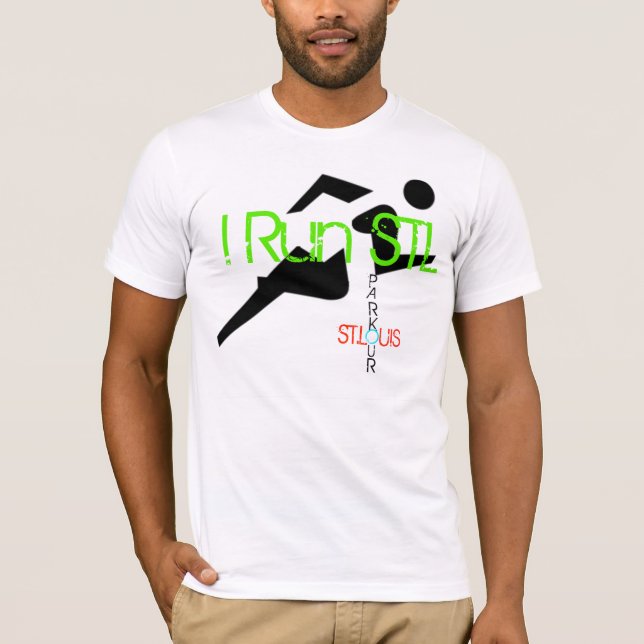 T-shirt Je cours STL (Devant)