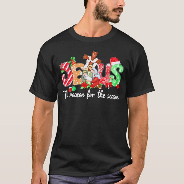 T-shirt Je Cours Sur Jésus Et Jus Drôle Christ Jésus-Amant (Devant)