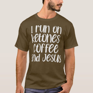T-shirt Je Cours Sur Ketones Café Jésus