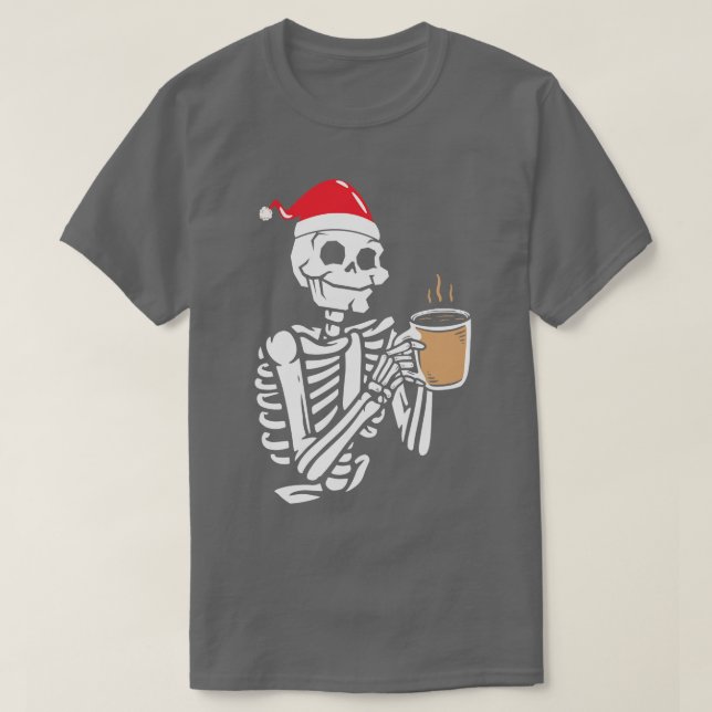 T-shirt je cours sur le café (Design devant)