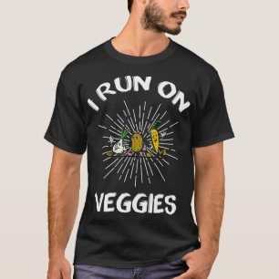 T-shirt Je Cours Sur Légume Drôle