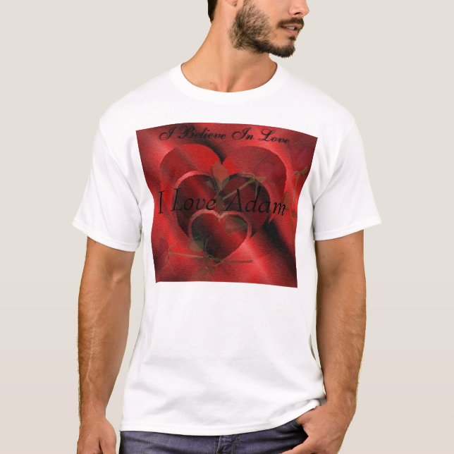 T-shirt Je crois à l'amour (Devant)