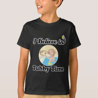 T-shirt je crois à l'époque tubby