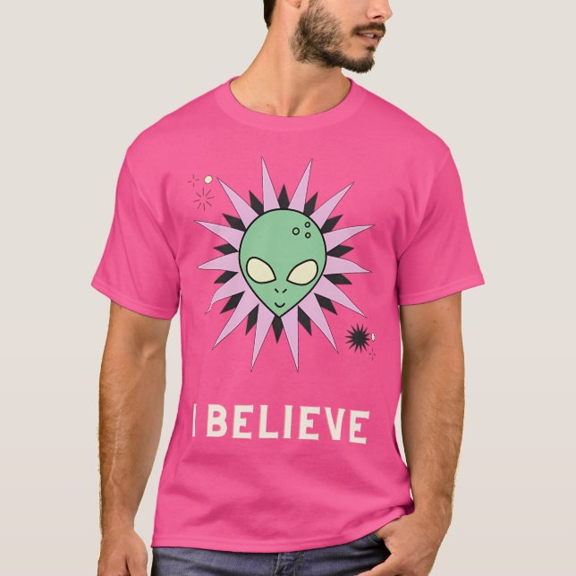 T-shirt Je crois Alien (Devant)