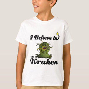 T-shirt je crois au kraken