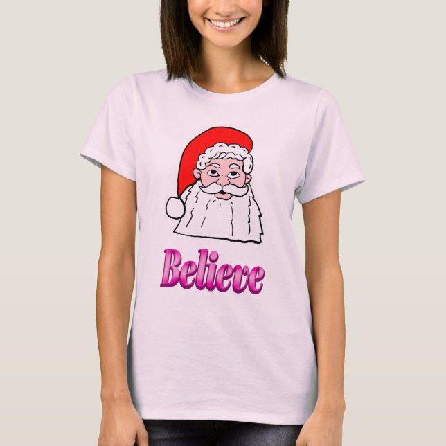 T-shirt Je crois au Père Noël (Devant)