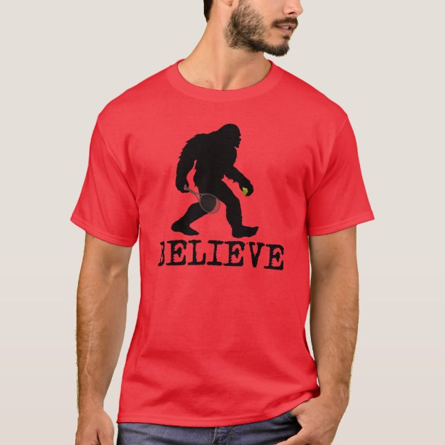 T-shirt Je crois au Sasquatch (Devant)