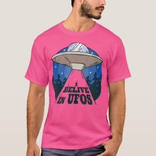 T-shirt Je Crois Au Ventilateur Alien Ufos