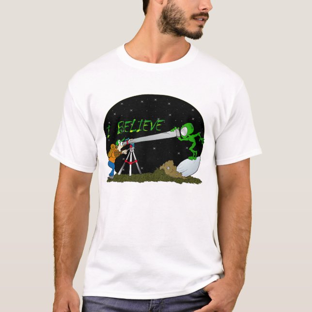 T-shirt Je crois aux ALIENS ! ! (Devant)