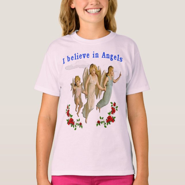T-shirt Je crois aux anges (Devant)
