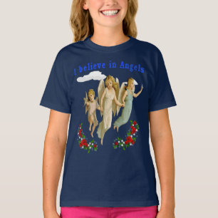 T-shirt Je crois aux anges