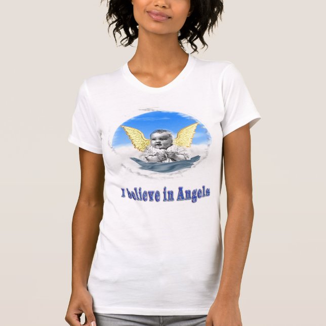 T-shirt Je crois aux anges (Devant)
