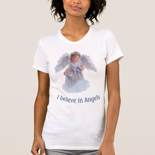 T-shirt Je crois aux anges (Devant)