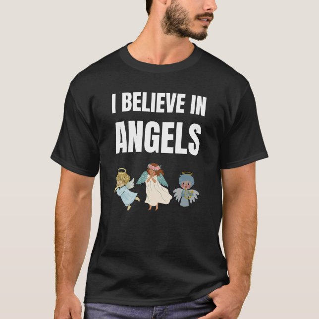 T-shirt Je crois aux anges (Devant)
