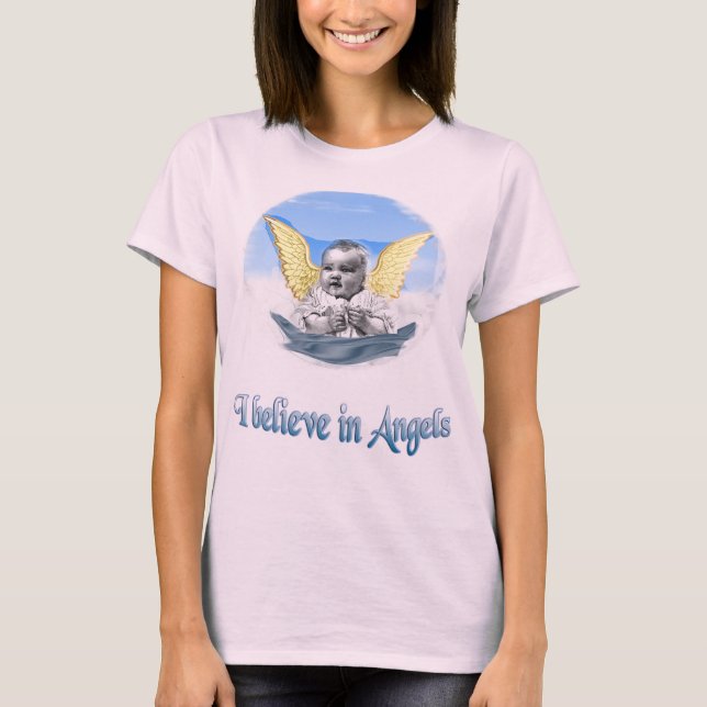 T-shirt Je crois aux anges (Devant)