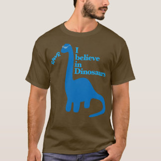 T-shirt Je crois aux dinosaures