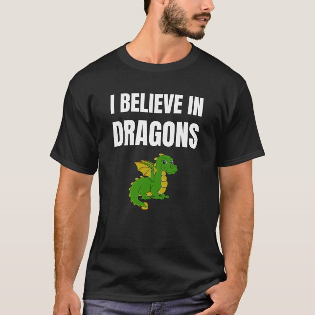 T-shirt Je crois aux Dragons (Devant)