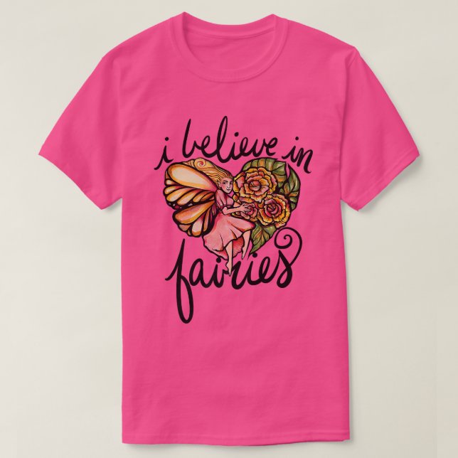 T-shirt Je crois aux féesT-shirt (Design devant)