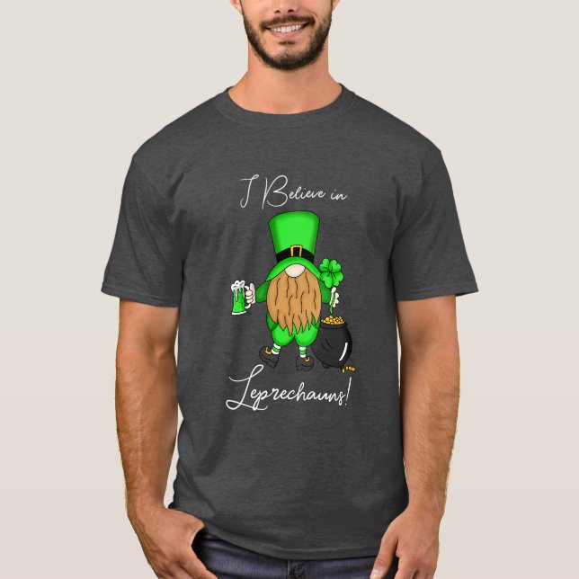 T-shirt Je crois aux Leprechauns ! (Devant)