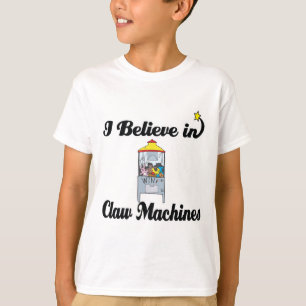 T-shirt je crois aux machines à griffes