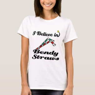 T-shirt je crois aux pailles de pliage