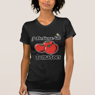 T-shirt je crois aux tomates