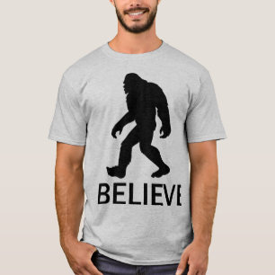 T-shirt Je crois en Bigfoot