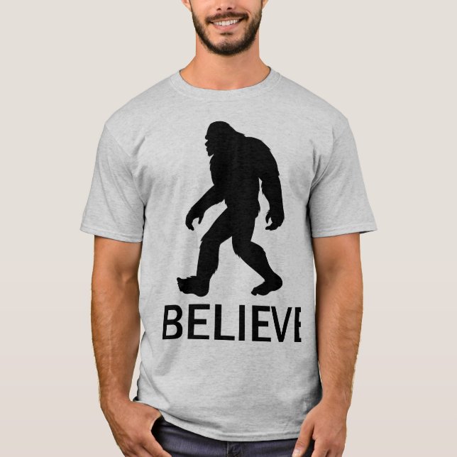 T-shirt Je crois en Bigfoot (Devant)