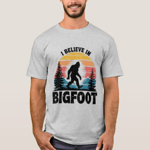 T-shirt Je crois en Bigfoot