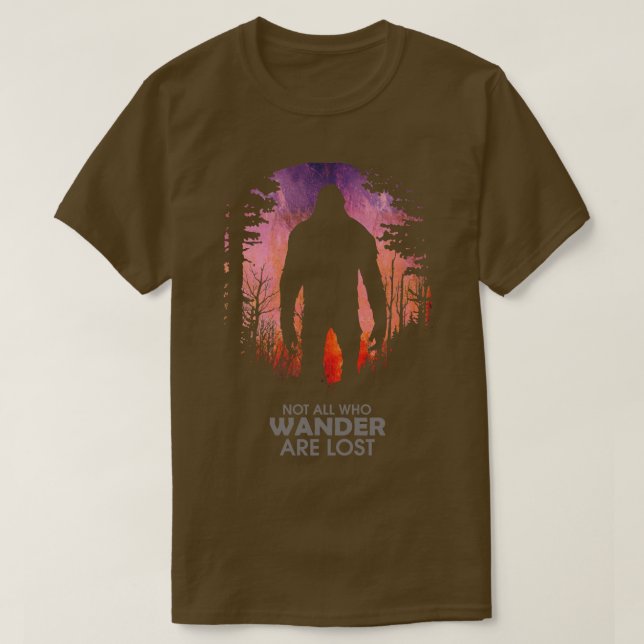T-shirt Je Crois En Bigfoot (Design devant)