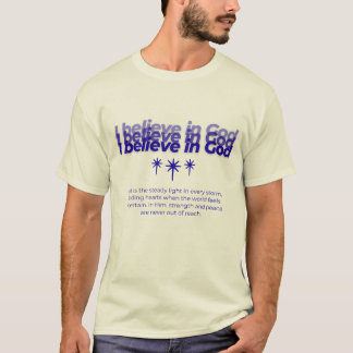 T-shirt Je crois en Dieu