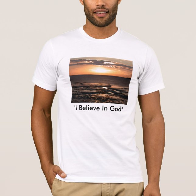 T-shirt "Je crois en Dieu " (Devant)