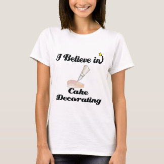 T-shirt je crois en la décoration de gâteaux
